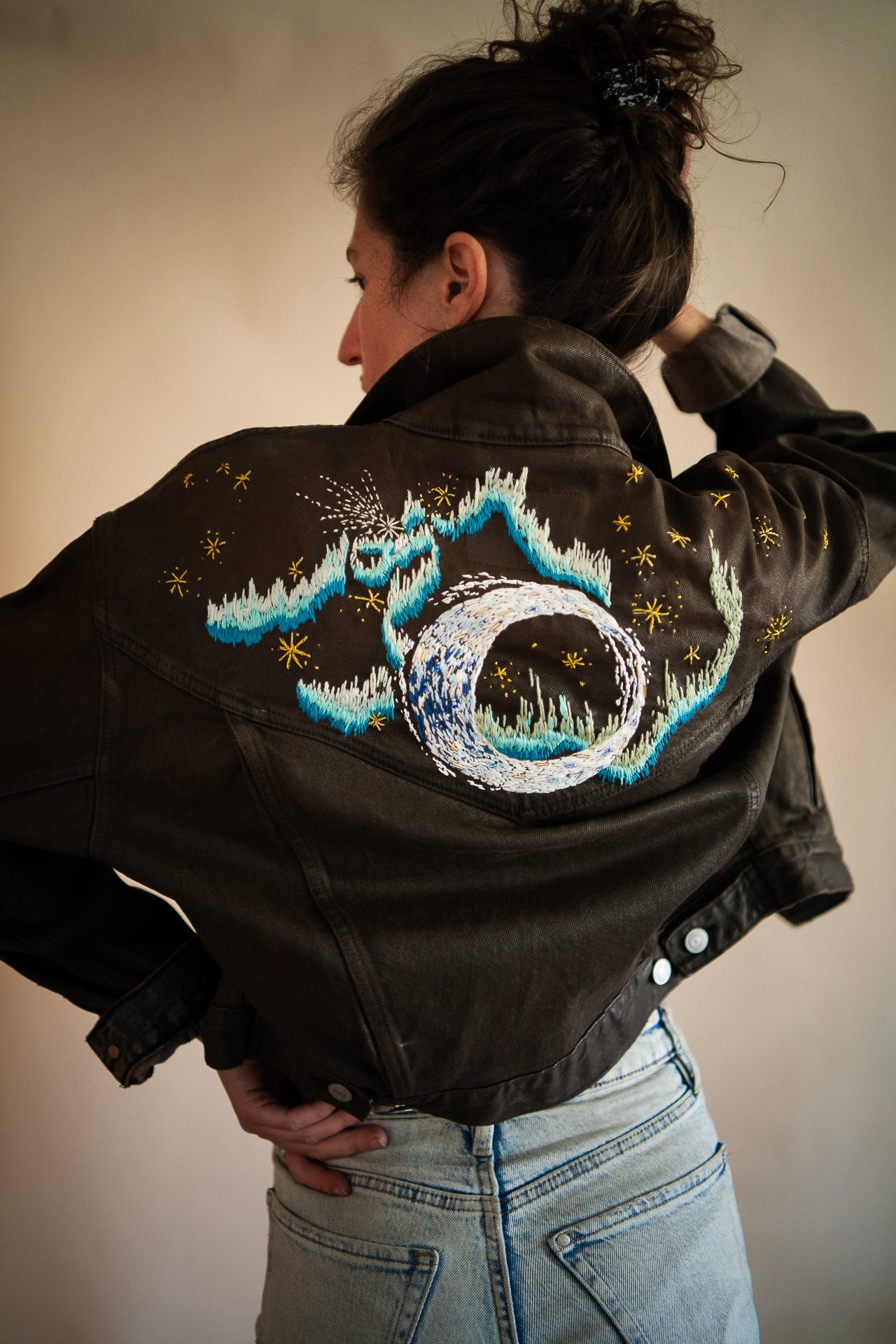 Waxed Denim Aurora Jacket